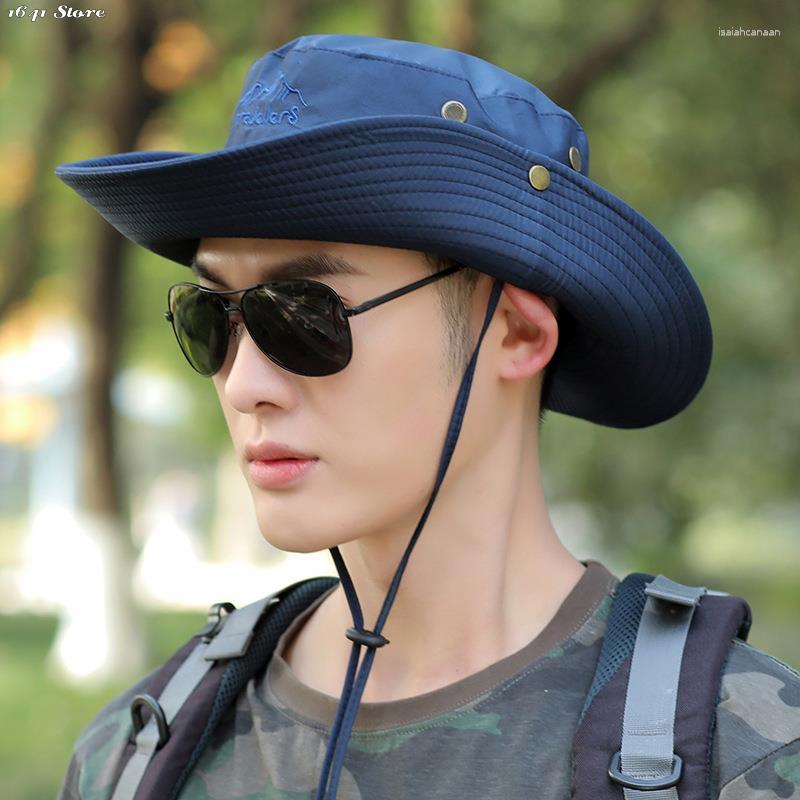 Berets 1pc Men's Hat Panama Bucket Outdoor Sun Protection Hats For Men Fashion Summer Visor Fisherman's Anti-UV, Black
Berets 1pc Men's Hat Panama Bucket Outdoor Sun Protection Hats For Men Fashion Summer Visor Fisherman's Anti-UV, Black