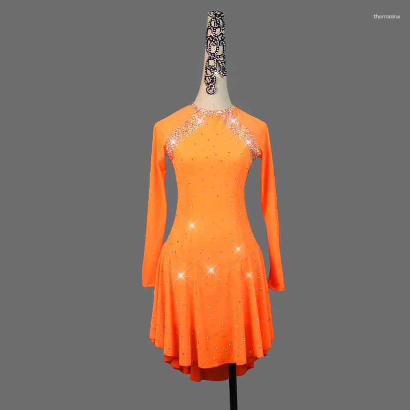 Stage Wear Latin Dance Costumes Women Dancewear Costume Dresses Ballroom Competition Tango Adult High-end Diamonds Dress, Custom made
Stage Wear Latin Dance Costumes Women Dancewear Costume Dresses Ballroom Competition Tango Adult High-end Diamonds Dress, Custom made