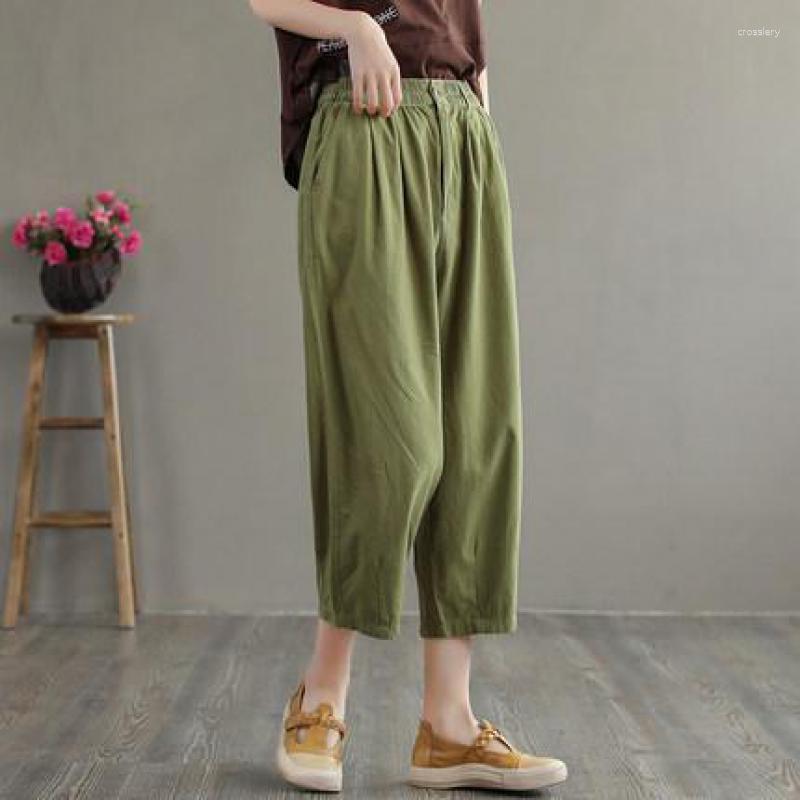 Women's Pants 2023Autumn Simple Pure Color Loose Casual Cropped Trousers Elastic High Waist Slim Women Harem All-match, Yellow
Women's Pants 2023Autumn Simple Pure Color Loose Casual Cropped Trousers Elastic High Waist Slim Women Harem All-match, Yellow