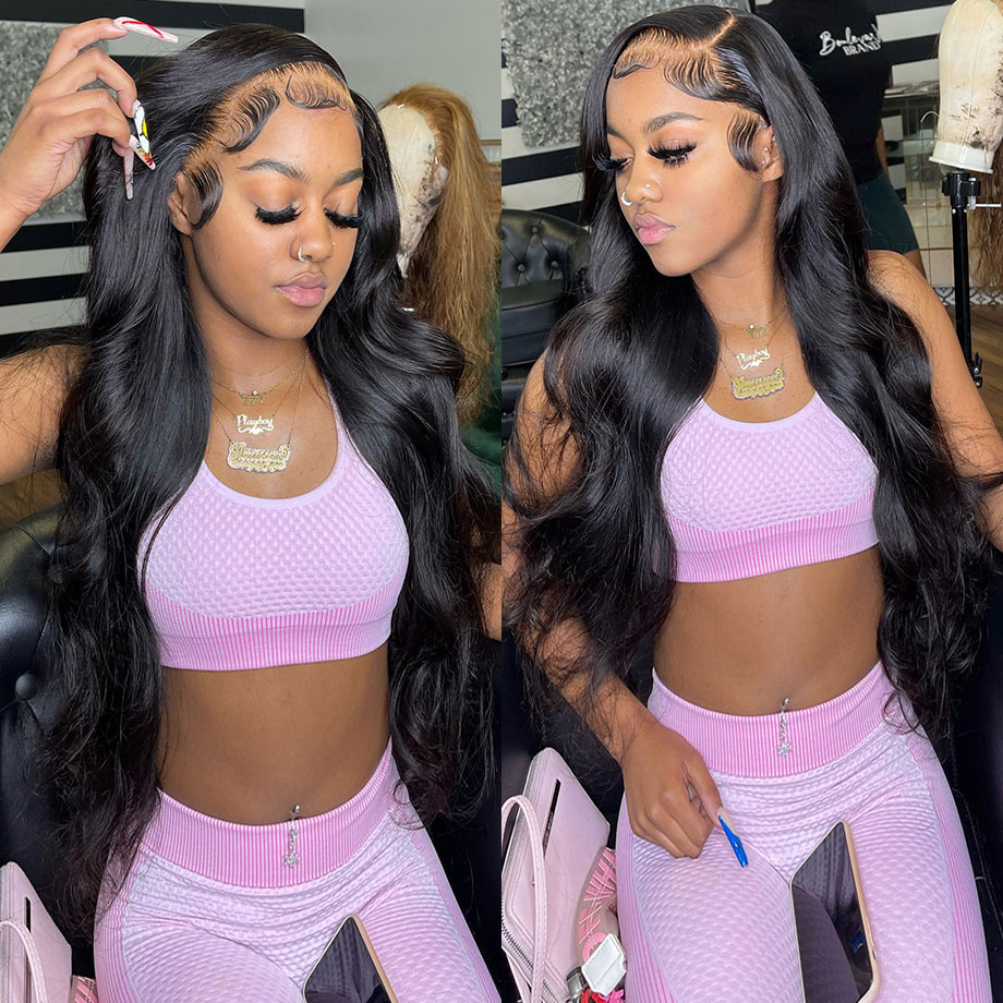 Body Wave Lace Front Wig 13x4 Hd Lace Frontal Human Hair Pre Plucked Wigs for Black Women Brazilian Hair 28 Inch Human Hair Wig, Natural color
Body Wave Lace Front Wig 13x4 Hd Lace Frontal Human Hair Pre Plucked Wigs for Black Women Brazilian Hair 28 Inch Human Hair Wig, Natural color