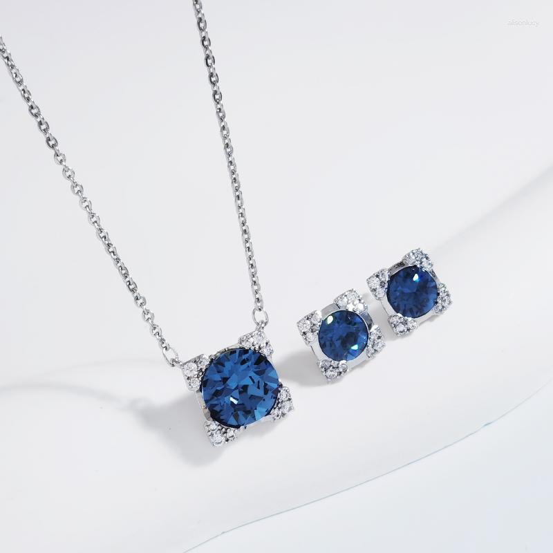 Necklace Earrings Set Women's Made With Crystals From Austria For Girls Party Accessory Top Quality Small Stud And, Picture shown
Necklace Earrings Set Women's Made With Crystals From Austria For Girls Party Accessory Top Quality Small Stud And, Picture shown