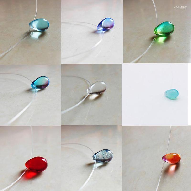Pendant Necklaces Mermaid's Tears Crystal Clavicle Necklace Ocean Invisible Fish Line Short Chain Beach Light Pendants Choker
Pendant Necklaces Mermaid's Tears Crystal Clavicle Necklace Ocean Invisible Fish Line Short Chain Beach Light Pendants Choker