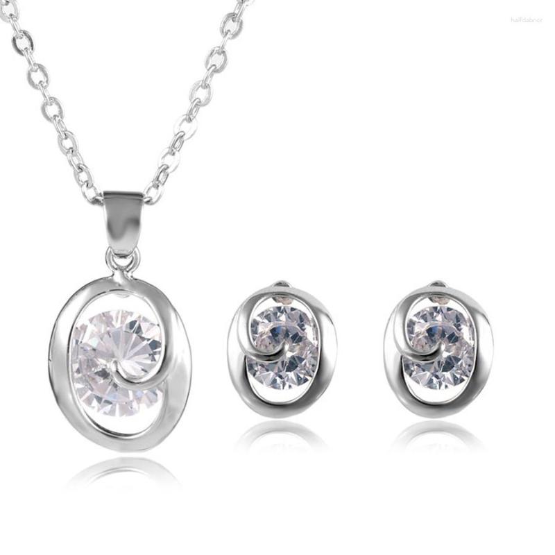 Necklace Earrings Set Fashion Austria Crystal Stainless Steel Wedding Jewelry Oval Pendant And, Picture shown
Necklace Earrings Set Fashion Austria Crystal Stainless Steel Wedding Jewelry Oval Pendant And, Picture shown