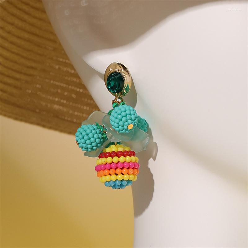 Stud Earrings Arrival Women Candy Colors Plum Ball Creative Drop Earring Beach Style Dangle Beaded Fashion All-match Jewelry
Stud Earrings Arrival Women Candy Colors Plum Ball Creative Drop Earring Beach Style Dangle Beaded Fashion All-match Jewelry