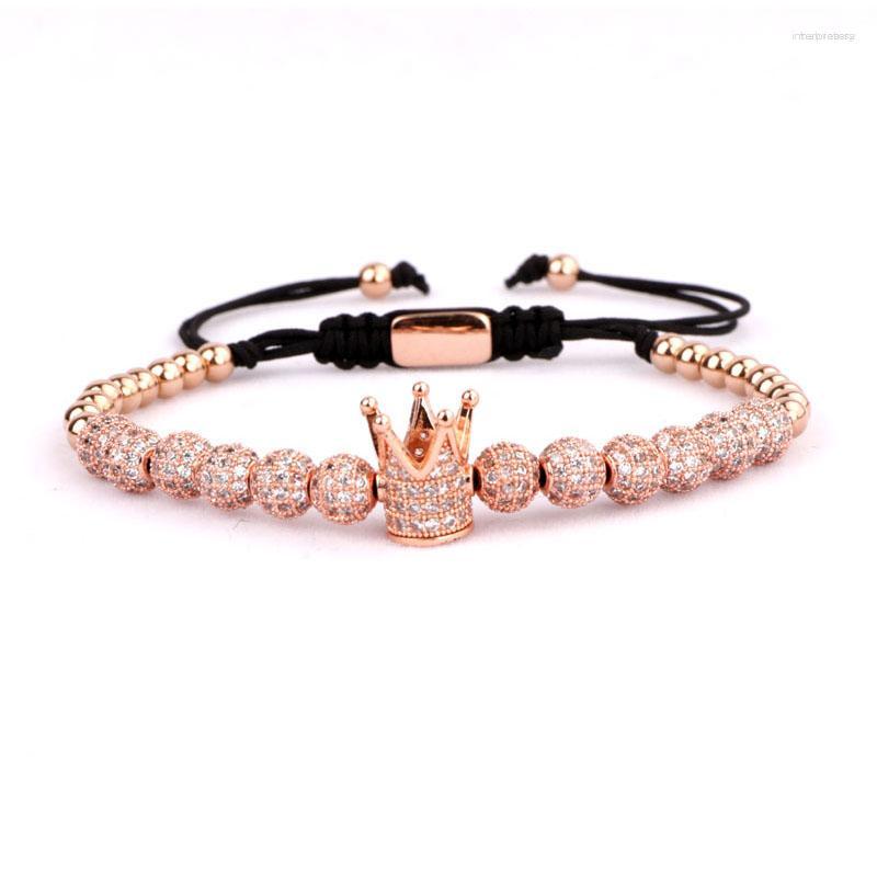 Strand High Quality Luxury Men Women Jewelry Bracelet 6mm CZ Micro Pave Ball Crown Adjustable Beads
Strand High Quality Luxury Men Women Jewelry Bracelet 6mm CZ Micro Pave Ball Crown Adjustable Beads