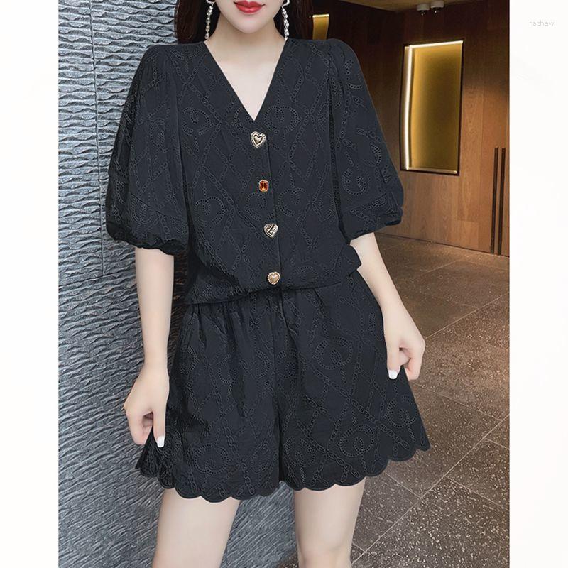 Women's Tracksuits Two Pieces Set For Women Aesthetic All-match Temperament Vintage Summer 2023 Fashion Ladies Outifits Black Botton A376
Women's Tracksuits Two Pieces Set For Women Aesthetic All-match Temperament Vintage Summer 2023 Fashion Ladies Outifits Black Botton A376