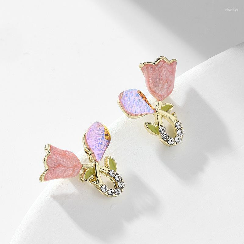 Dangle Earrings Dripping Oil Tulip Fresh And Sweet Temperament Exquisite Flower Jewelry For Women
Dangle Earrings Dripping Oil Tulip Fresh And Sweet Temperament Exquisite Flower Jewelry For Women