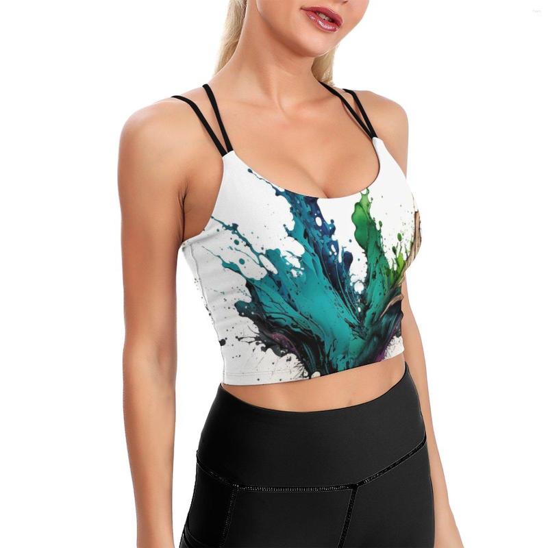 Women' Tanks Printed Yoga Vest Highly Elastic Comfortable Sports Bras Women Shockproof Sexy Breathable Tops Watercolor Ink Tie Dyeing, Style-3
Women' Tanks Printed Yoga Vest Highly Elastic Comfortable Sports Bras Women Shockproof Sexy Breathable Tops Watercolor Ink Tie Dyeing, Style-3