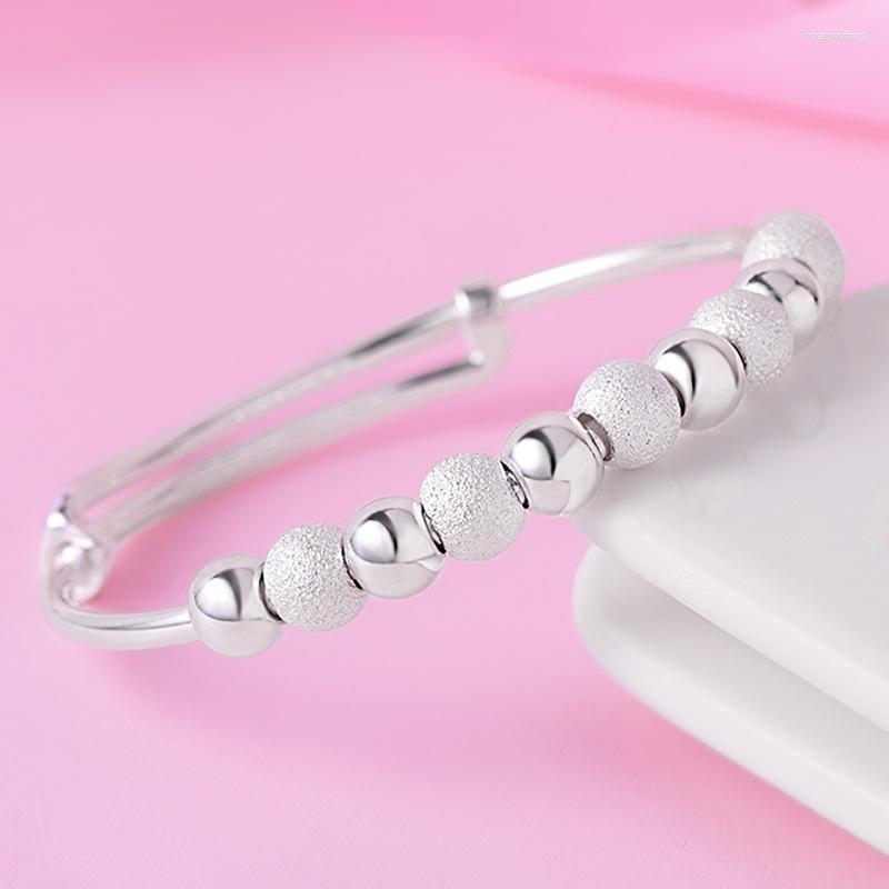 Bangle Elegant Fashion Adjustable Beaded Bracelet Bangles For Women Girl Simple Delicate Frosted Bead Prom Jewelry Gift
Bangle Elegant Fashion Adjustable Beaded Bracelet Bangles For Women Girl Simple Delicate Frosted Bead Prom Jewelry Gift