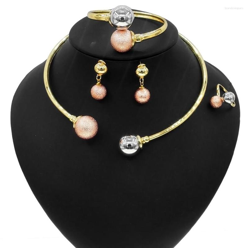 Necklace Earrings Set Yulaili Classic Simple Round Jewellery Design And Fashionable Exquisite Ladies Dating Party Wholesale, Picture shown
Necklace Earrings Set Yulaili Classic Simple Round Jewellery Design And Fashionable Exquisite Ladies Dating Party Wholesale, Picture shown