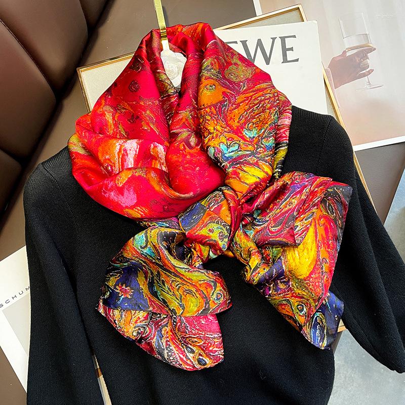 Scarves 2023 Silk Scarf Women Large Shawls Pashmina Hijab Foulard Echarpe Design Print Lady Beach Stole Head
Scarves 2023 Silk Scarf Women Large Shawls Pashmina Hijab Foulard Echarpe Design Print Lady Beach Stole Head