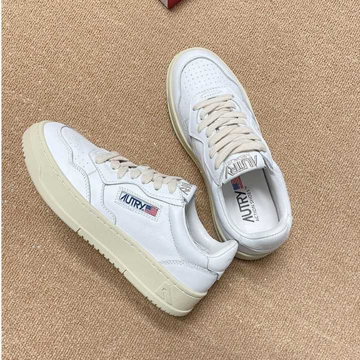 Autries Little White Shoes Women's Summer Breathable 2023 New Genuine Leather Thick Sole Versatile EPT Korean Sports Board Shoes, All white
Autries Little White Shoes Women's Summer Breathable 2023 New Genuine Leather Thick Sole Versatile EPT Korean Sports Board Shoes, All white