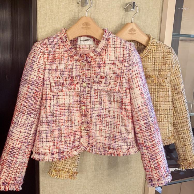 Women' Jackets Autumn Small Fragrance Women Weave Tweed Outerwear Elegant Single Breasted Tassel Blends Wool Female Long Sleeve Jacket Coat, Yellow
Women' Jackets Autumn Small Fragrance Women Weave Tweed Outerwear Elegant Single Breasted Tassel Blends Wool Female Long Sleeve Jacket Coat, Yellow