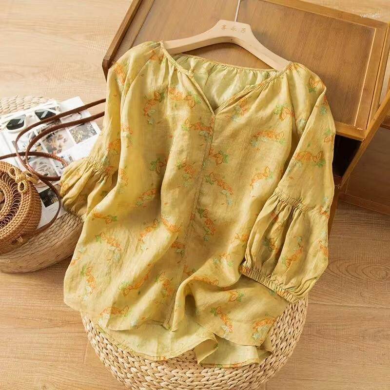 Women's Blouses Short Sleeve Womens Tops Mujer Vintage Embroidery Casual Retro Summer Cotton Linen Blouse Ladies Korean Top, Yellow
Women's Blouses Short Sleeve Womens Tops Mujer Vintage Embroidery Casual Retro Summer Cotton Linen Blouse Ladies Korean Top, Yellow