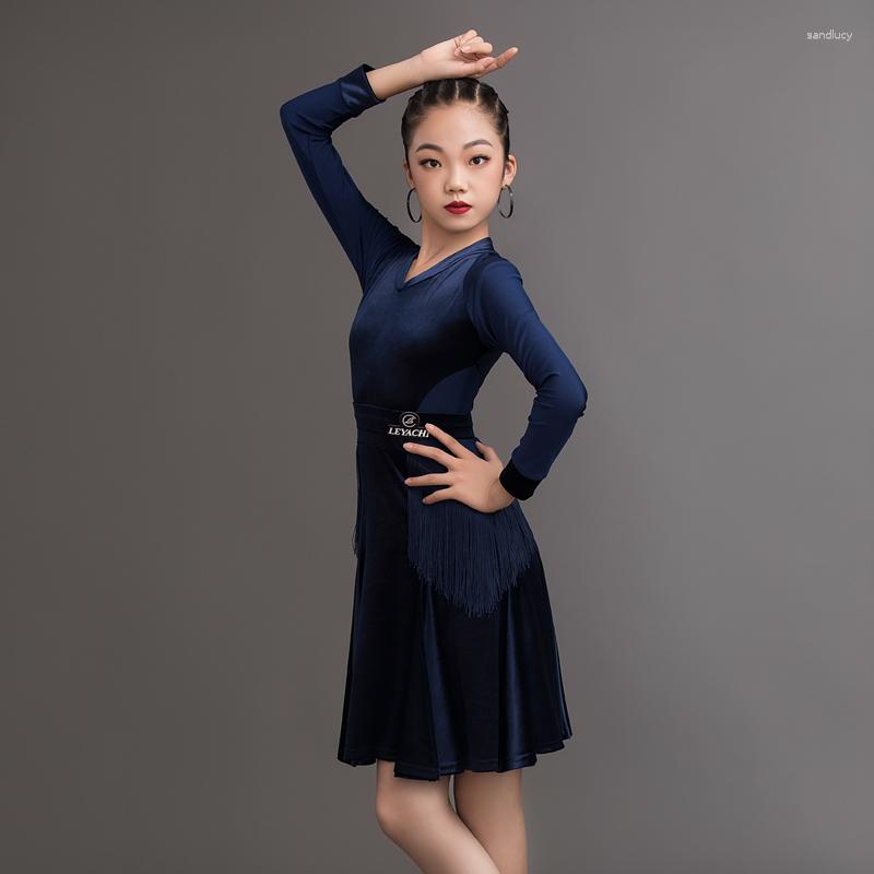 Stage Wear NY07 LT6616FZ Long Sleeve Tassel Kids Latin Dance Dress For Girl Professional Competition Ballroom Samba Dancing Costume, 001
Stage Wear NY07 LT6616FZ Long Sleeve Tassel Kids Latin Dance Dress For Girl Professional Competition Ballroom Samba Dancing Costume, 001