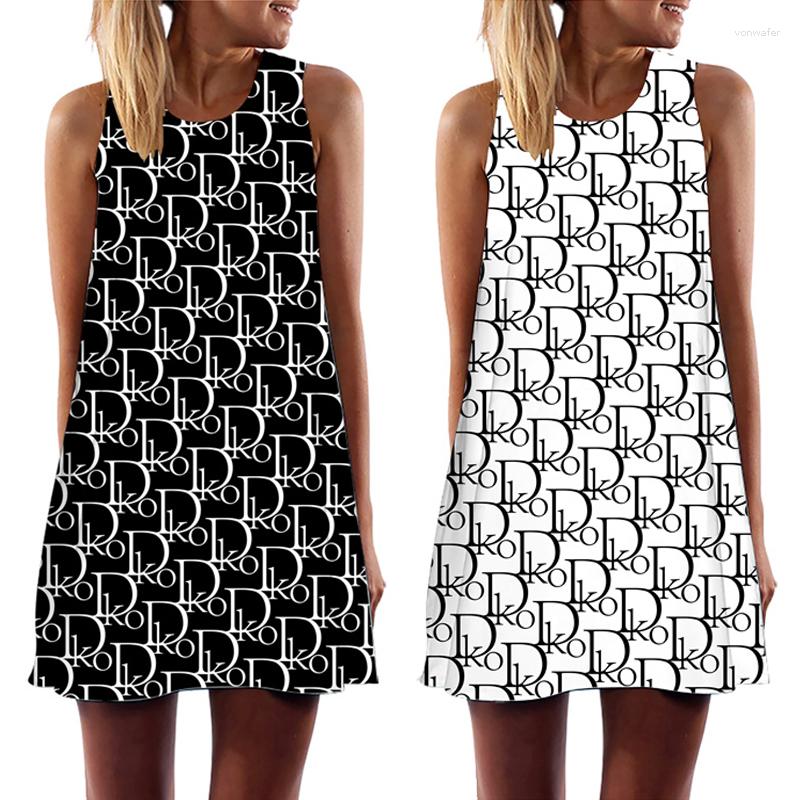 Casual Dresses Summer Women' Vintage Mini Dress Fashion Letter Print Sleeveless O-Neck Hip Hop Ladies Party Streetwear Vestidos
Casual Dresses Summer Women' Vintage Mini Dress Fashion Letter Print Sleeveless O-Neck Hip Hop Ladies Party Streetwear Vestidos