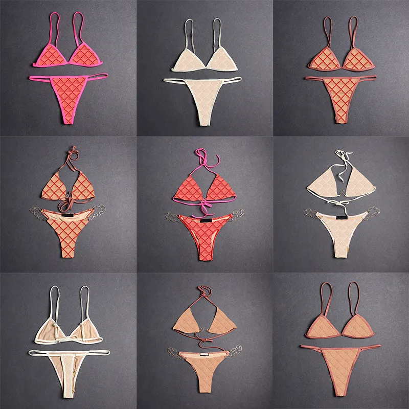 Designer bikini swimsuit Women Jacquard Swimsuit Seasons Breathable Bra Lingeries Sexy Letters Designer Swimwear Personality Chain Bikini Brief Underwear, #3
Designer bikini swimsuit Women Jacquard Swimsuit Seasons Breathable Bra Lingeries Sexy Letters Designer Swimwear Personality Chain Bikini Brief Underwear, #3