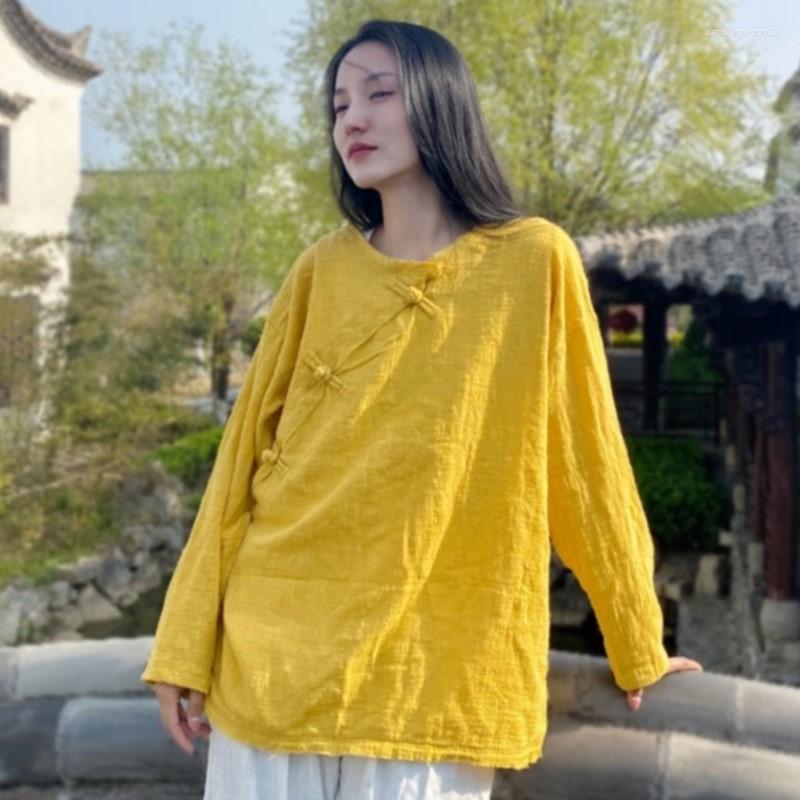 Women's Blouses Johnature 2023 Spring And Summer Woman Vintage Cotton Linen Distress Shirt Long Sleeve Solid Color Casual, Dark grey
Women's Blouses Johnature 2023 Spring And Summer Woman Vintage Cotton Linen Distress Shirt Long Sleeve Solid Color Casual, Dark grey