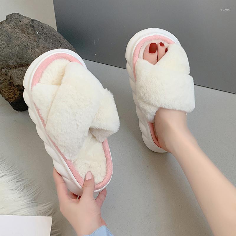 Slippers Plush Women's Winter Warm Thick Bottom Home Cute Non Slip Platform Cotton Zapatos Mujer, Black
Slippers Plush Women's Winter Warm Thick Bottom Home Cute Non Slip Platform Cotton Zapatos Mujer, Black