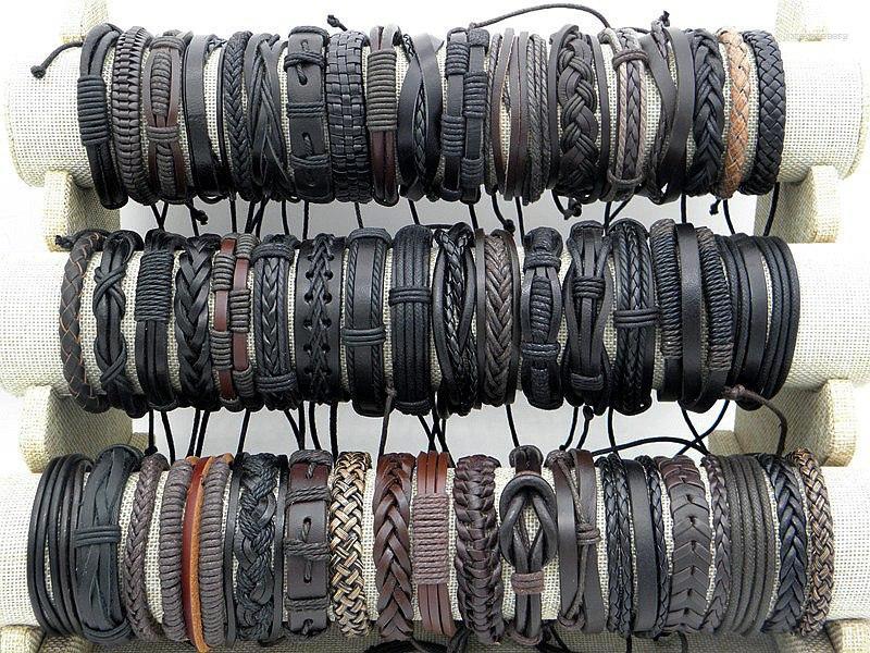 Link Bracelets Wholesale Trendy Leather Wrap Braided Unisex Handmade Wristband Bracelet Factory Price Gifts Stock 30pcs/lot
Link Bracelets Wholesale Trendy Leather Wrap Braided Unisex Handmade Wristband Bracelet Factory Price Gifts Stock 30pcs/lot