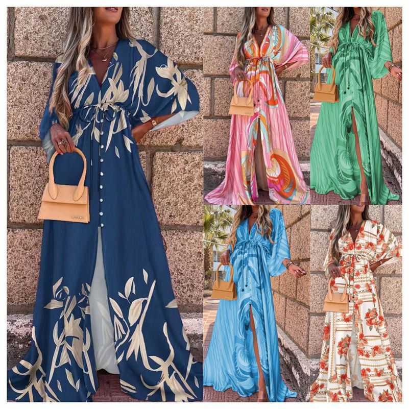 2023 Spring/Summer New Sexy V-neck Lace up Single breasted Beach Dress for Womendress women clothes, Pink
2023 Spring/Summer New Sexy V-neck Lace up Single breasted Beach Dress for Womendress women clothes, Pink