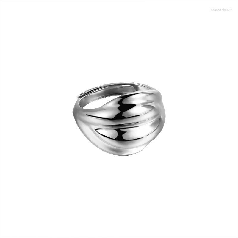 Cluster Rings 3.7g One Piece Women's Fashion Creative Personality Wave Line Winding 925 Sterling Silver Open
Cluster Rings 3.7g One Piece Women's Fashion Creative Personality Wave Line Winding 925 Sterling Silver Open
