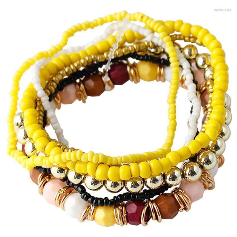 Strand Bead Wristband Creative Multilayer Colored Elastic Bracele Beaded Bracelet Bohemian Ethnic For Women Strands Raym22
Strand Bead Wristband Creative Multilayer Colored Elastic Bracele Beaded Bracelet Bohemian Ethnic For Women Strands Raym22