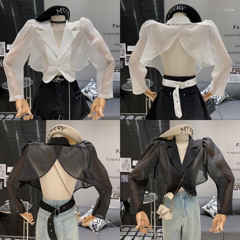 Women's Blouses In Women's Clothing 2023 Summer Design Mesh Cardigan Belt Shirt Elegant Versatile Sunscreen Top Coat, Black 
Women's Blouses In Women's Clothing 2023 Summer Design Mesh Cardigan Belt Shirt Elegant Versatile Sunscreen Top Coat, Black
