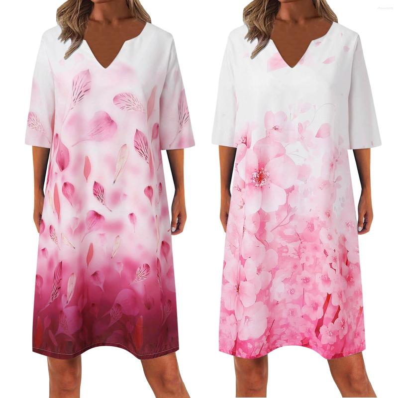Casual Dresses Women Knee Length Linen Cotton Blouse Dress Suitable Print Fashion Beach Boho A Line, Pink
Casual Dresses Women Knee Length Linen Cotton Blouse Dress Suitable Print Fashion Beach Boho A Line, Pink