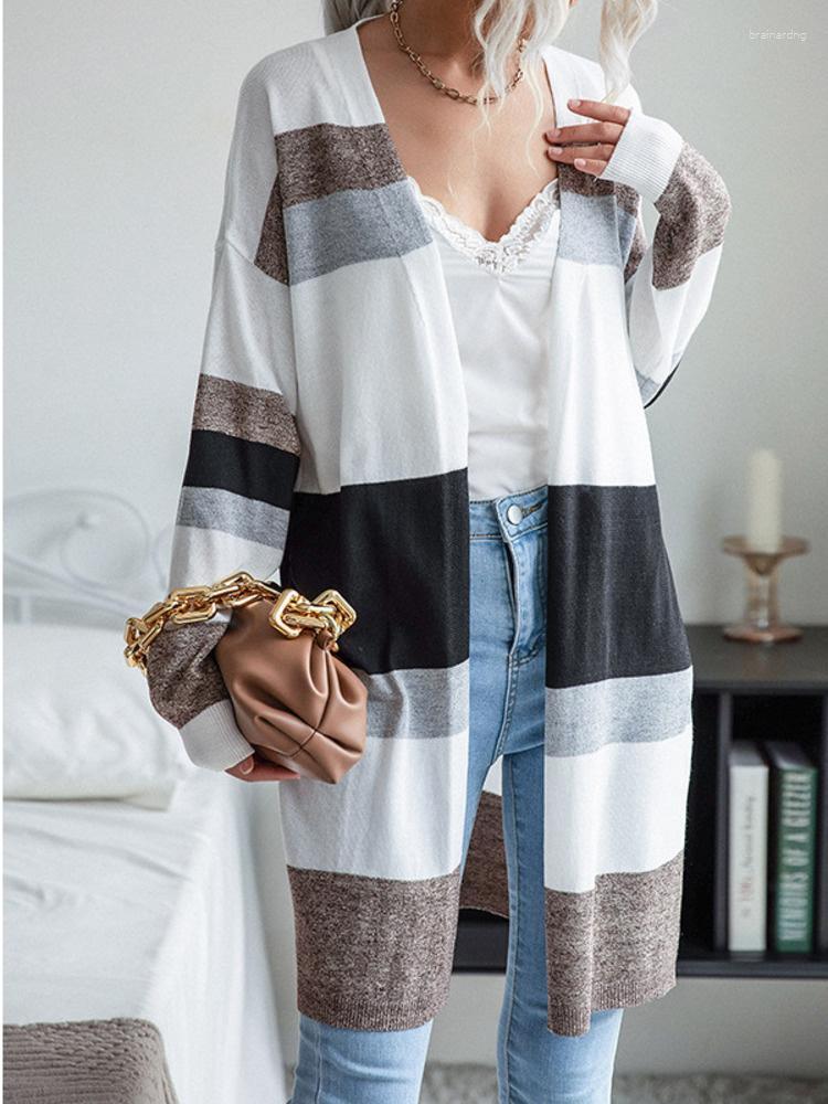 Women' Knits LiTi Fashion Women Knitted Cardigan Sweater Long Sleeved Color Matching Women, Black and white
Women' Knits LiTi Fashion Women Knitted Cardigan Sweater Long Sleeved Color Matching Women, Black and white