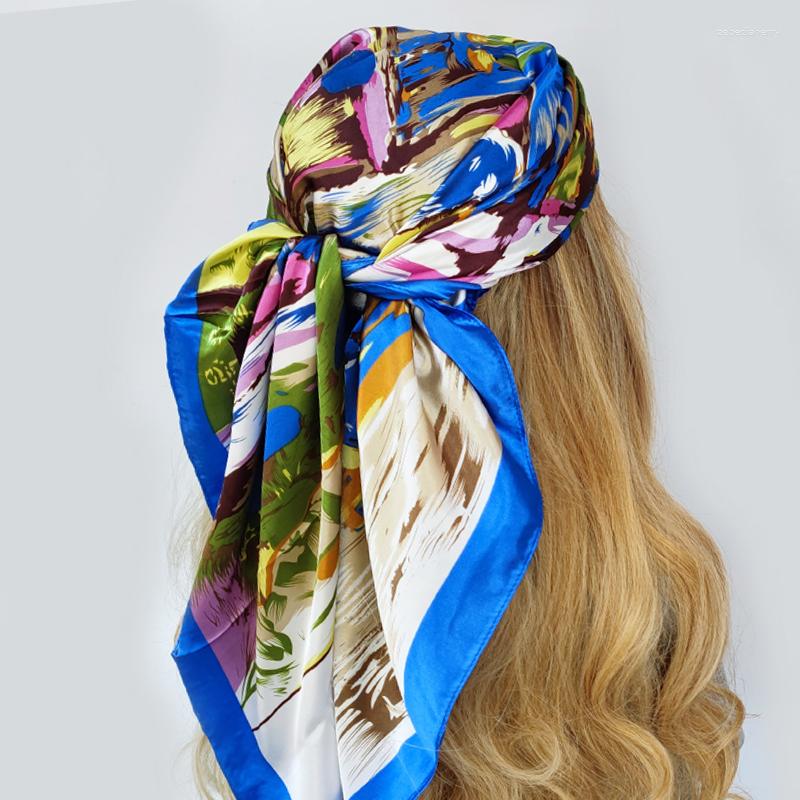 Scarves 90X90CM Kerchief Luxury Print Sunscreen Stripe Shawls Four Seasons Square Silk 2023 Europe And America Bandannas
Scarves 90X90CM Kerchief Luxury Print Sunscreen Stripe Shawls Four Seasons Square Silk 2023 Europe And America Bandannas