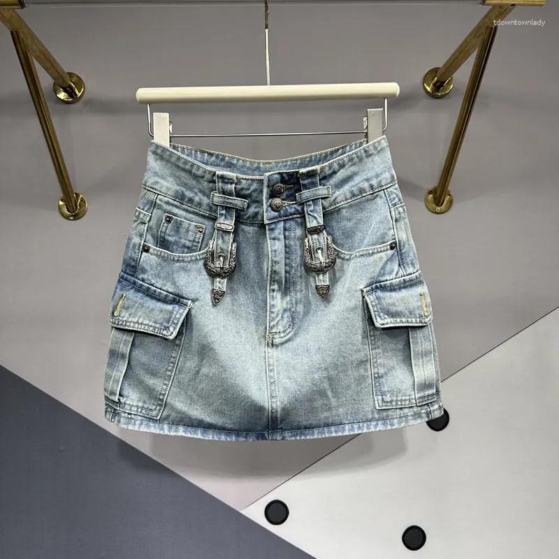Skirts Denim Skirt For Women 2023 Summer Korean Fashion Anti-Walking Bright Pocket A- Line High Waist Slimming Sheath, Black
Skirts Denim Skirt For Women 2023 Summer Korean Fashion Anti-Walking Bright Pocket A- Line High Waist Slimming Sheath, Black