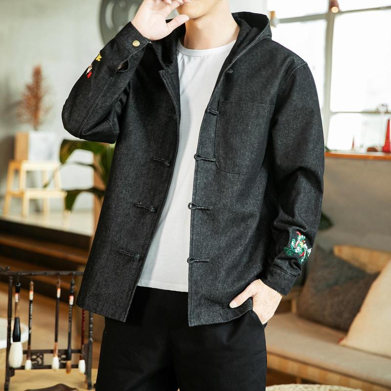 Men's Jackets Men's Oversized Japanese Streetwear Men Casual Loose Denim Embroidery Coats Autumn, Black
Men's Jackets Men's Oversized Japanese Streetwear Men Casual Loose Denim Embroidery Coats Autumn, Black