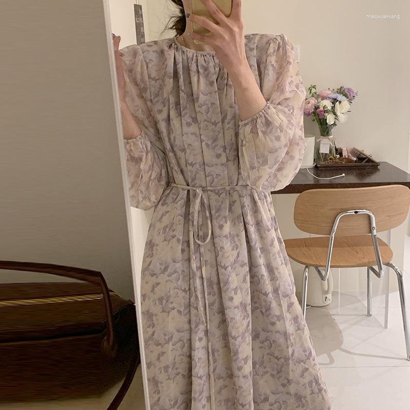Casual Dresses Clothland Women Elegant Floral Chiffon Dress Bow Tie Sashes Long Sleeve Spring Mid Calf Vestido QB978, Picture shown
Casual Dresses Clothland Women Elegant Floral Chiffon Dress Bow Tie Sashes Long Sleeve Spring Mid Calf Vestido QB978, Picture shown