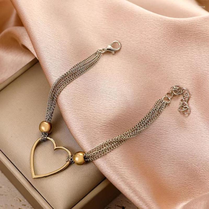 Link Bracelets 2023 Trendy Multi-Layer Bracelet Stitching Chain For Women Personality Hollow Love Creativity Jewelry
Link Bracelets 2023 Trendy Multi-Layer Bracelet Stitching Chain For Women Personality Hollow Love Creativity Jewelry