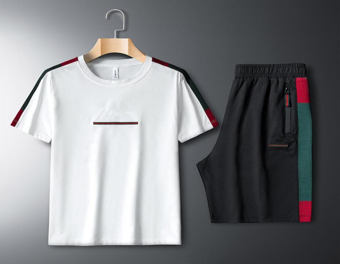 Men039s Tracksuits Elastic Casual Embroidered Short Sleeve Oneck Suit Fitness Sports Trousers Set Two Piece Tracksuit Men Stre8989428, White
Men039s Tracksuits Elastic Casual Embroidered Short Sleeve Oneck Suit Fitness Sports Trousers Set Two Piece Tracksuit Men Stre8989428, White
