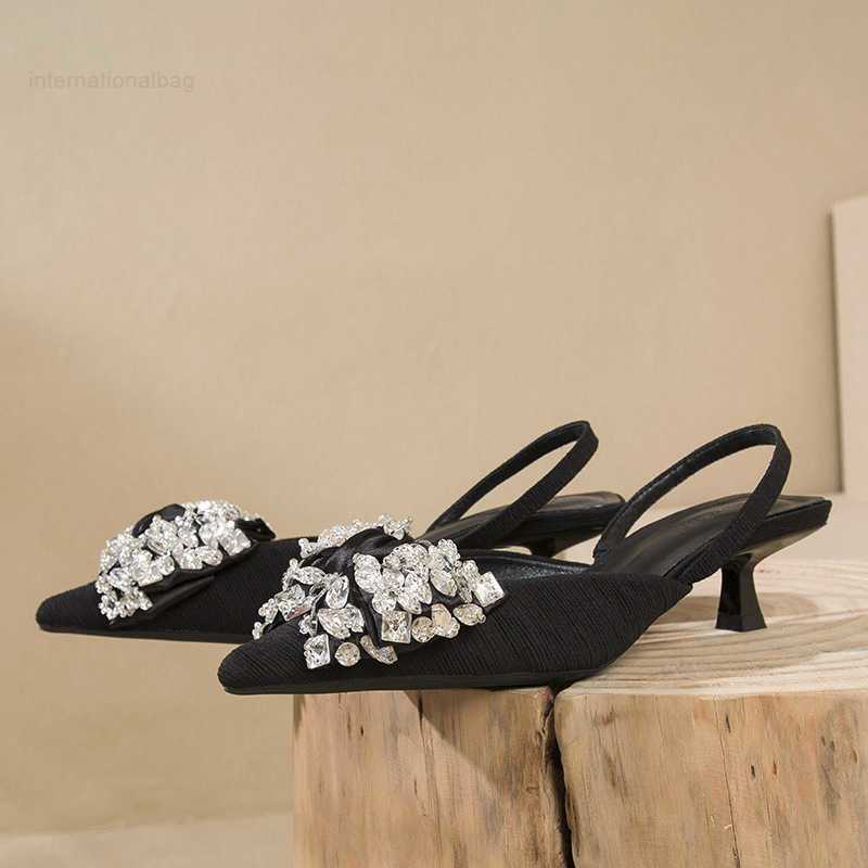 Pointed Cat Heel for Women 2023 New Fashion Outwear Sandals High Thin Heels Back Hollow Bow Tie Single Shoes, Black2
Pointed Cat Heel for Women 2023 New Fashion Outwear Sandals High Thin Heels Back Hollow Bow Tie Single Shoes, Black2