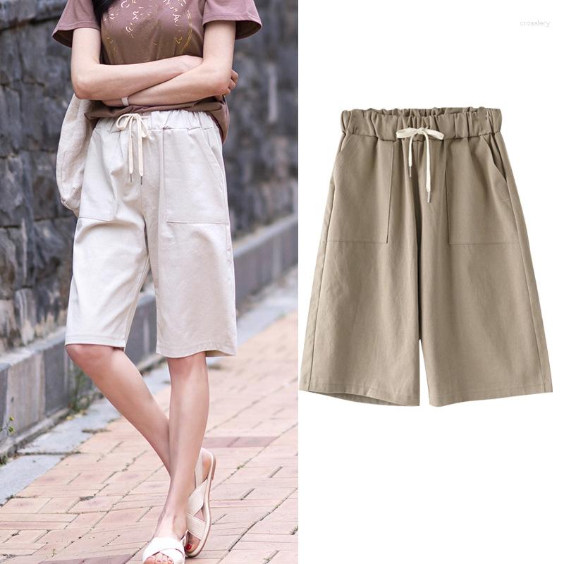 Women's Shorts Summer Cotton Middle Pants Women Solid Color High Waisted Elastic Waist Wide Leg Casual Straight Short -10XL, Black
Women's Shorts Summer Cotton Middle Pants Women Solid Color High Waisted Elastic Waist Wide Leg Casual Straight Short -10XL, Black