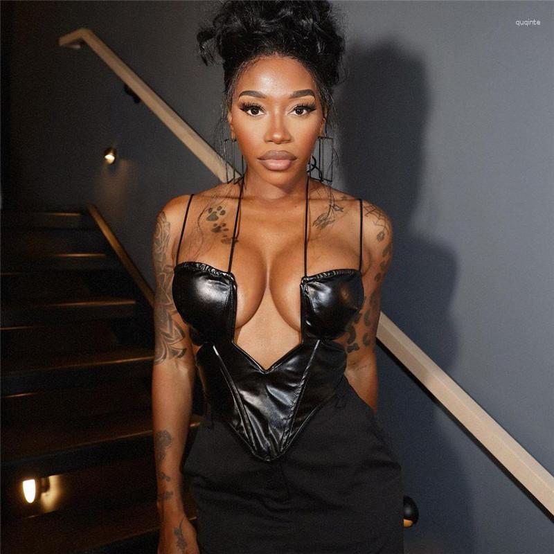 Women' Tanks European And American Style 2023 Summer Women' Fashion Suspender Sexy Low Cut Hollowed Out Slim Fitting Pu Vest, Black
Women' Tanks European And American Style 2023 Summer Women' Fashion Suspender Sexy Low Cut Hollowed Out Slim Fitting Pu Vest, Black