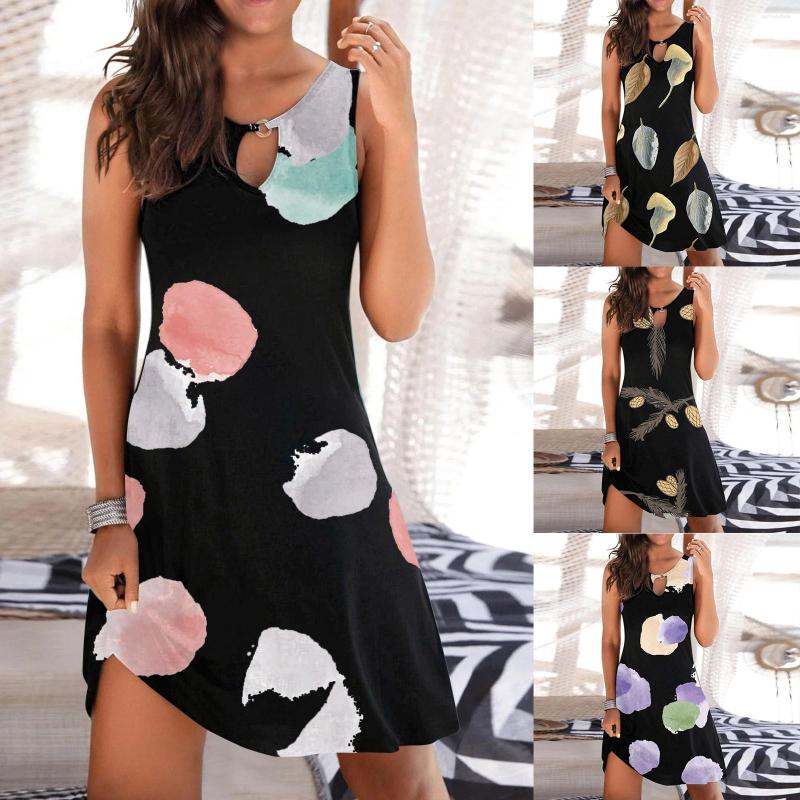 Casual Dresses Sundress For Women Summer Loose Dress Sleeveless Floral Print Round Neck Hollow Out Beach Mini Work, Pink
Casual Dresses Sundress For Women Summer Loose Dress Sleeveless Floral Print Round Neck Hollow Out Beach Mini Work, Pink