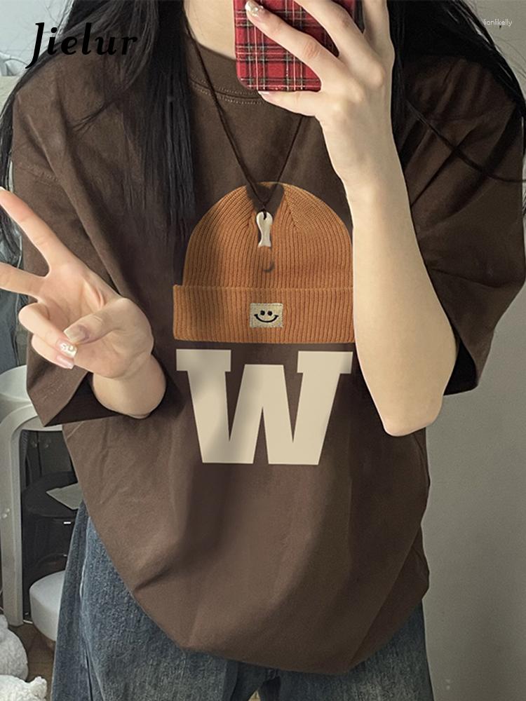 Women' T Shirts Summer American Loose Women' T-shirt Slim Leisure Fashion Woman Dark Brown Street Simple Chic Top Female
Women' T Shirts Summer American Loose Women' T-shirt Slim Leisure Fashion Woman Dark Brown Street Simple Chic Top Female