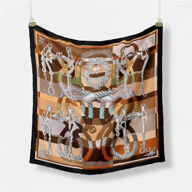 Scarves Reins Printed Square Wraps Bandana Hijabs Foulards Headband Neckerchief 53CM Twill Silk Woman Scarf
Scarves Reins Printed Square Wraps Bandana Hijabs Foulards Headband Neckerchief 53CM Twill Silk Woman Scarf