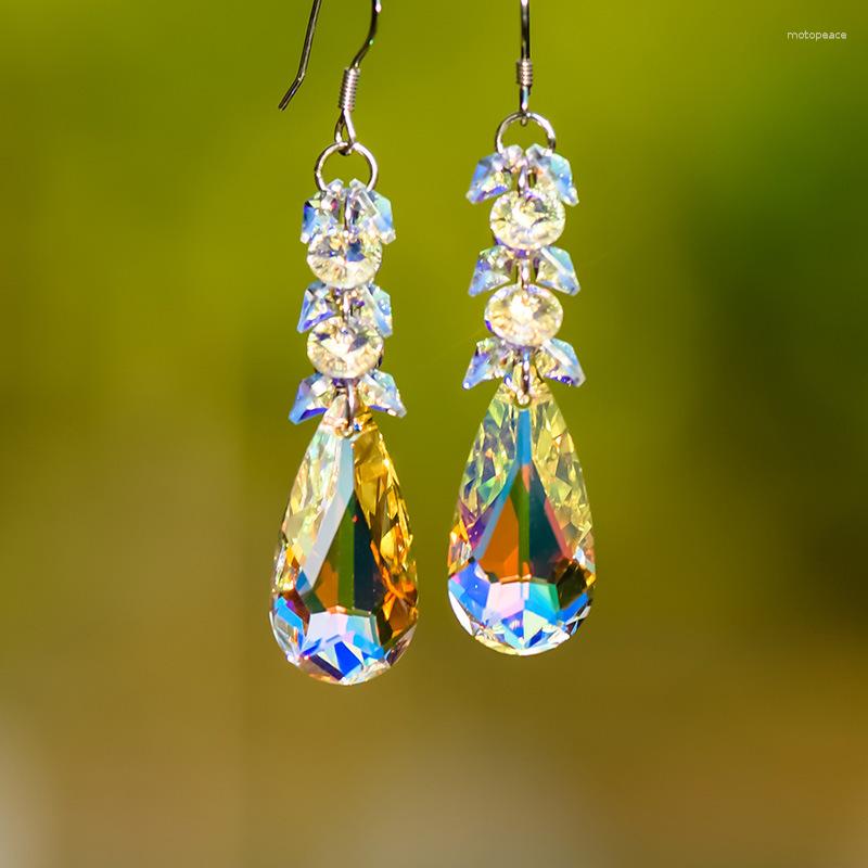 Dangle Earrings Fashion Jewelry Crystal Long Water Drop Tassel Ladies Japanese And Korean Personality
Dangle Earrings Fashion Jewelry Crystal Long Water Drop Tassel Ladies Japanese And Korean Personality