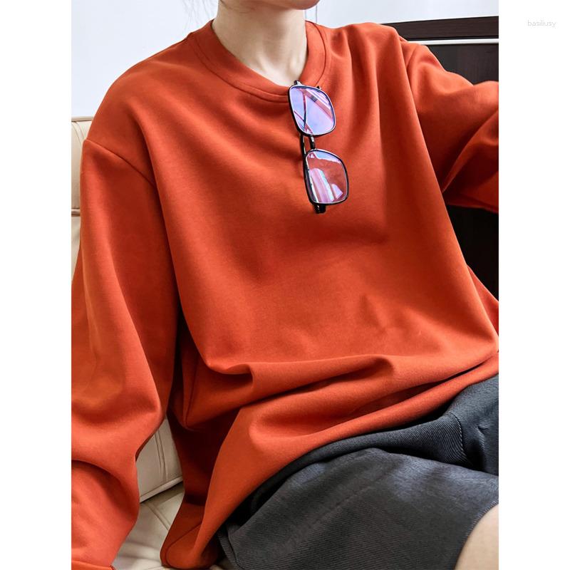 Women's Hoodies Spring Autumn Long Sleeve Air Cotton Sweatshirts T-shirt O Neck Loose Oversize Casual Pullovers Solid Color Bottom Tops, Black
Women's Hoodies Spring Autumn Long Sleeve Air Cotton Sweatshirts T-shirt O Neck Loose Oversize Casual Pullovers Solid Color Bottom Tops, Black