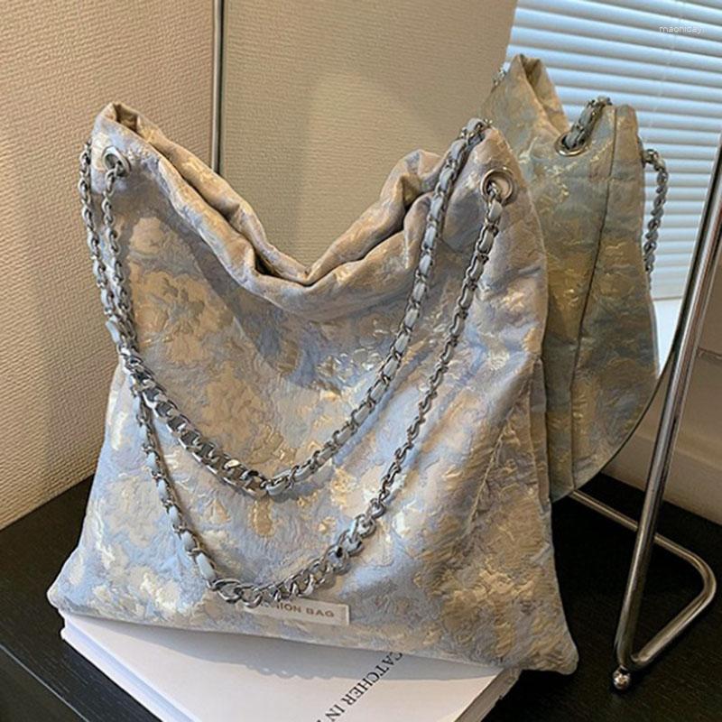 Evening Bags Pu Leather Big Bucket Bag For Women Shoulder Student Commute Ladies Handbag Purse 2023 Summer Female Clouds Pack, Blue
Evening Bags Pu Leather Big Bucket Bag For Women Shoulder Student Commute Ladies Handbag Purse 2023 Summer Female Clouds Pack, Blue