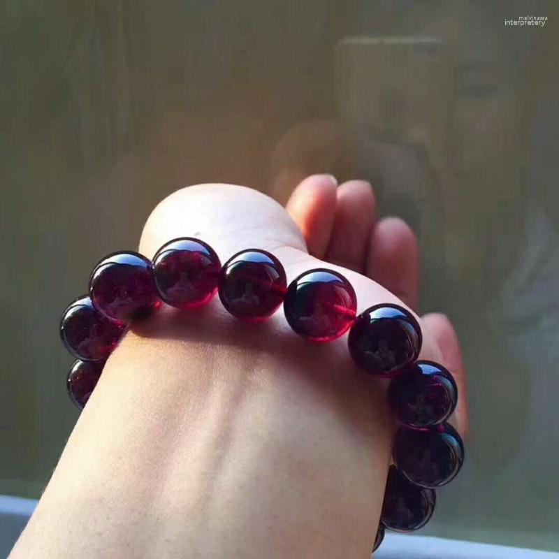 Strand Genuine Natural Red Tourmaline Crystal Transparent Round Beads Women Fashion Bracelet 13mm
Strand Genuine Natural Red Tourmaline Crystal Transparent Round Beads Women Fashion Bracelet 13mm