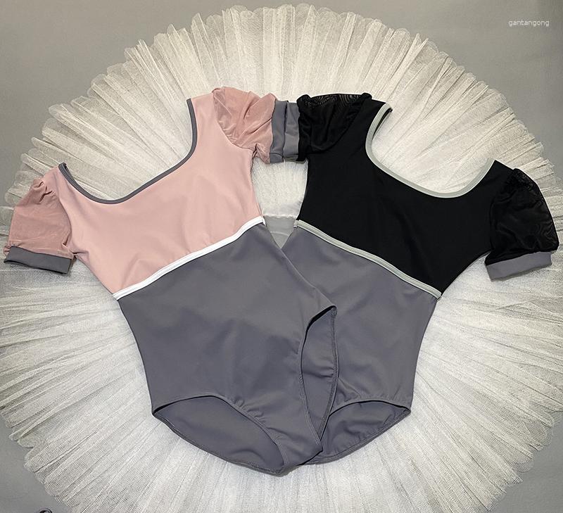 Stage Wear Ballet Leotard Adult High Quality Practice Dancing Women Short Sleeve Elegance Dance Team Gymnastics Coverall, Bl218 hei hui
Stage Wear Ballet Leotard Adult High Quality Practice Dancing Women Short Sleeve Elegance Dance Team Gymnastics Coverall, Bl218 hei hui
