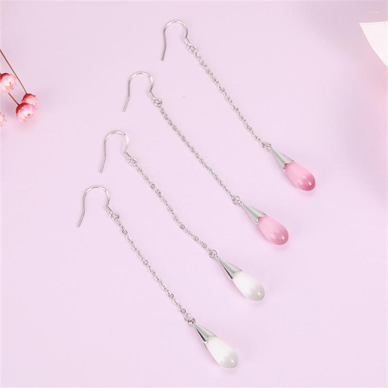 Dangle Earrings Trendy Long Tassel White Pink Opal Water Drop Earring For Women Charm Simple Gem Girls Party Jewelry Gift
Dangle Earrings Trendy Long Tassel White Pink Opal Water Drop Earring For Women Charm Simple Gem Girls Party Jewelry Gift