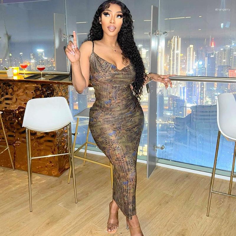 Casual Dresses 2023 Heavy Industry Slimming Swing Collar Tight Dress Socialite Style Mid-Length Hip Printed Suspender Long, Brown
Casual Dresses 2023 Heavy Industry Slimming Swing Collar Tight Dress Socialite Style Mid-Length Hip Printed Suspender Long, Brown