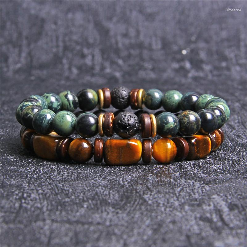 Charm Bracelets 2023 Natural Stone Beads Bracelet For Men Tiger Eye Double Layer Combination Jewelry
Charm Bracelets 2023 Natural Stone Beads Bracelet For Men Tiger Eye Double Layer Combination Jewelry